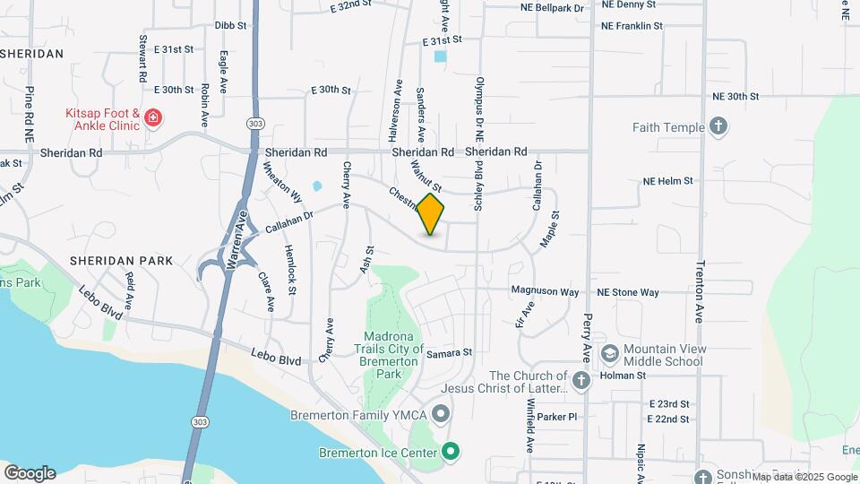 1018 Callahan Dr Map and Location Details