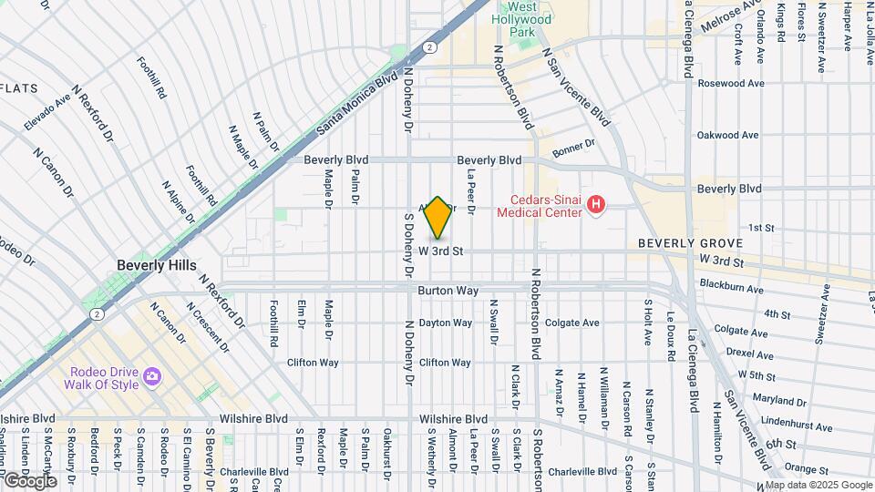 Doheny East Apartments Map and Location Details