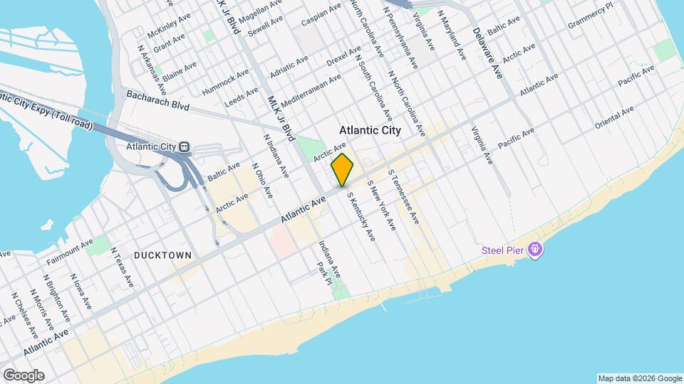 1608 Atlantic Ave Map and Location Details