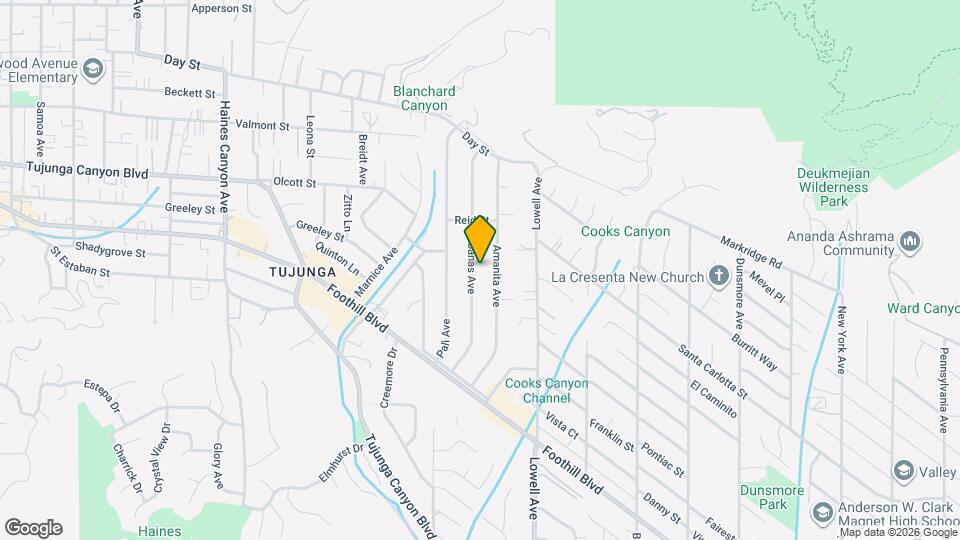 9852 Cabanas Ave Map and Location Details