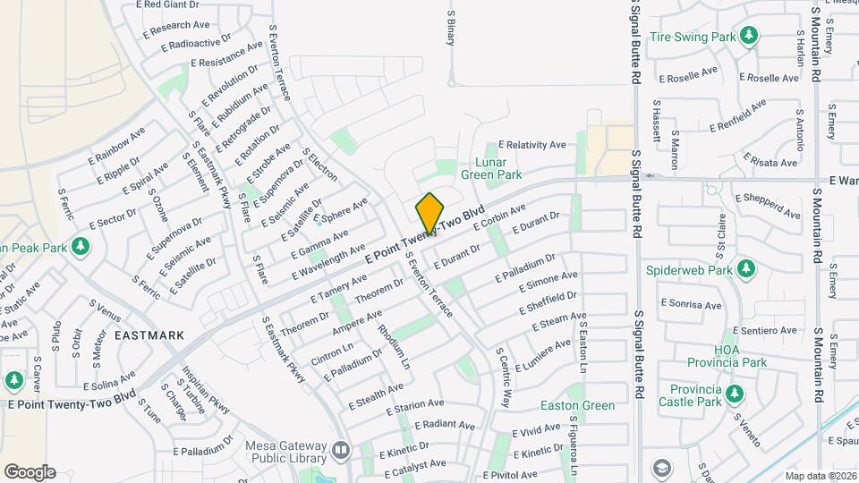 10326 E Corbin Ave Map and Location Details