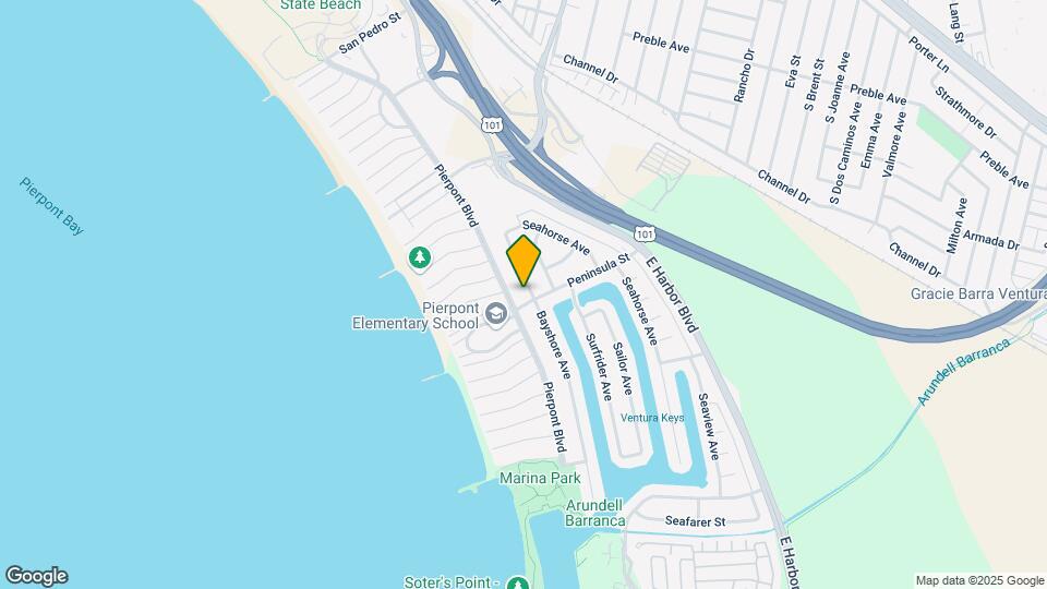 2593-2595 Bayshore Ave Map and Location Details