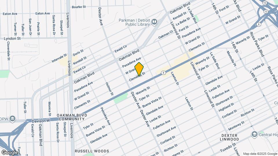 3297 Clements St, Unit 1 Mapa y Detalles de la Ubicación