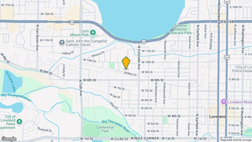 914 Cortez Ct Map and Location Details