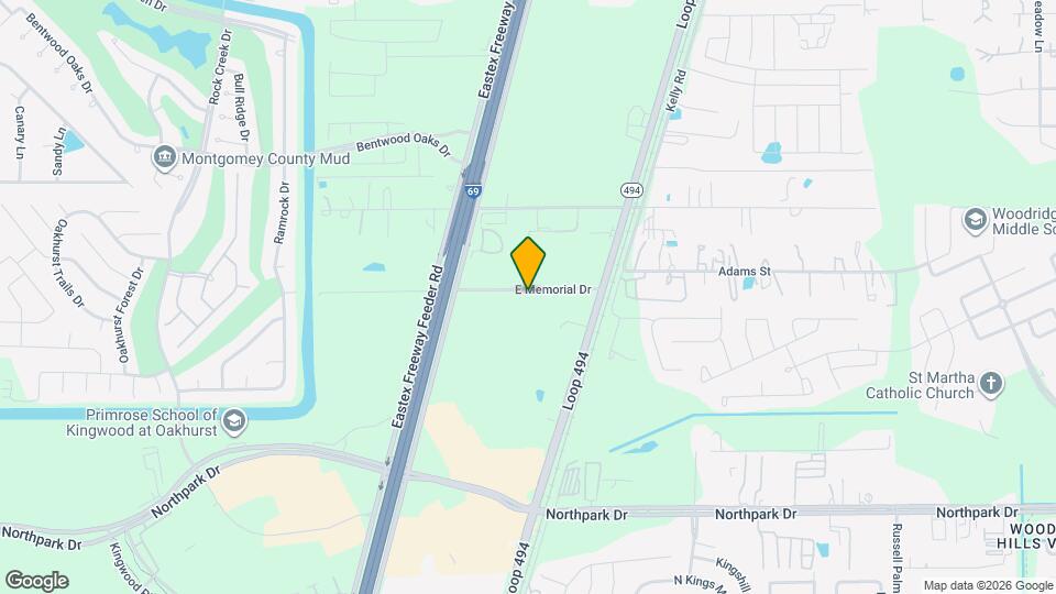 21702 E Memorial Dr Map and Location Details