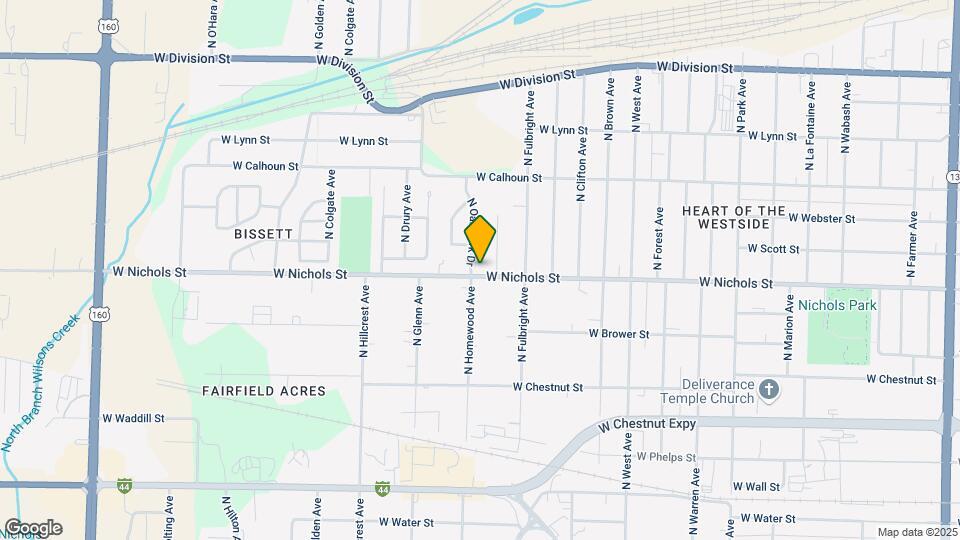 2753 W Nichols St Map and Location Details