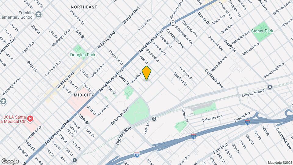 1542 Harvard St Map and Location Details