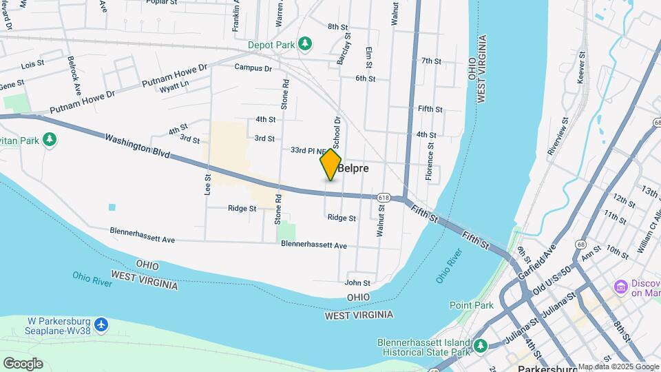205.5 Locust St-Unit -1 Map and Location Details