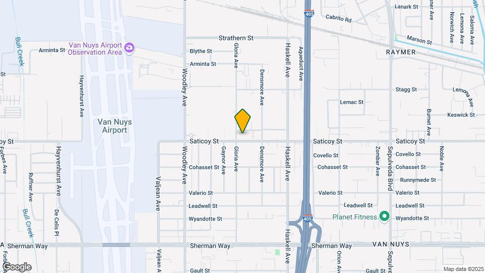 15847 Saticoy St Map and Location Details