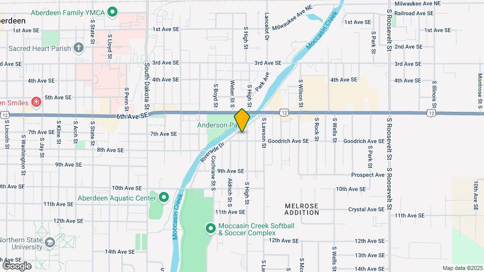 630 S High St Map and Location Details