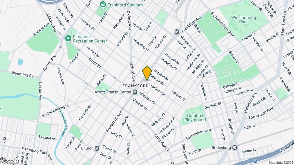 1620 Foulkrod St, Unit A1 - SRO Map and Location Details