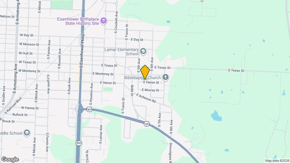 517 E Heron St Map and Location Details