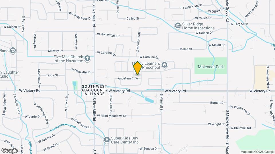 10086 W Antietam St Map and Location Details