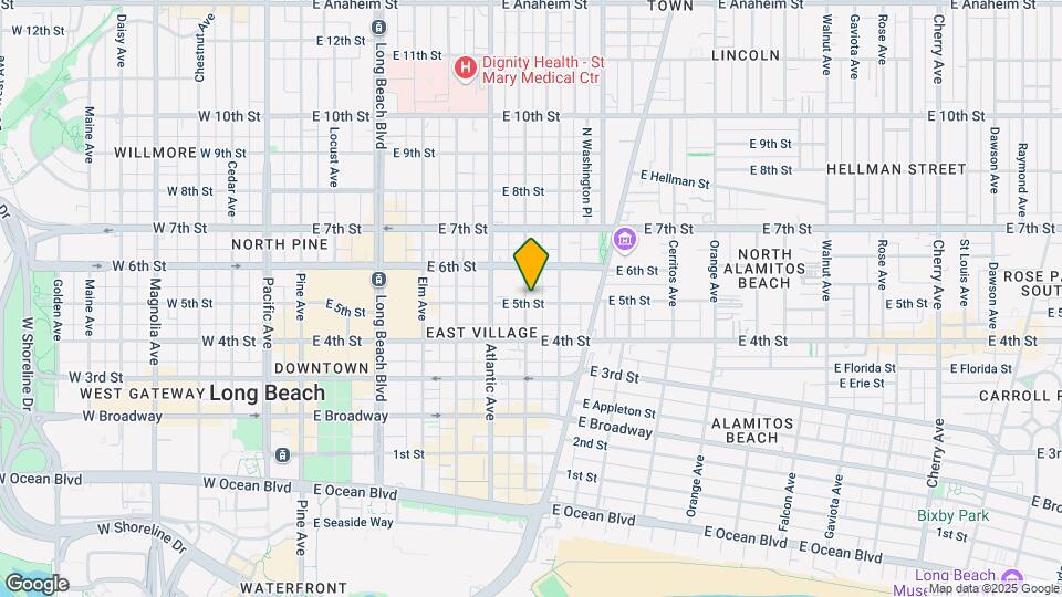 701 E 5th St Map and Location Details
