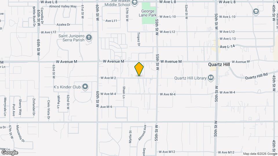 5603 W Avenue M2 Map and Location Details