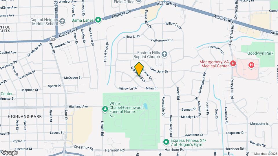 504 Ridgewood Ln Map and Location Details