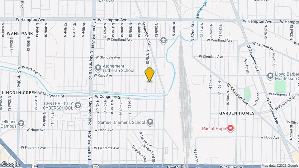 4442 N 37th St Mapa y Detalles de la Ubicación