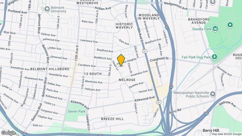 2408 Vaulx Ln Mapa y Detalles de la Ubicación