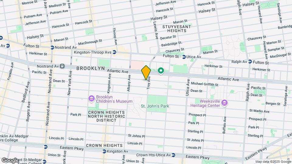 1598 Pacific St Map and Location Details