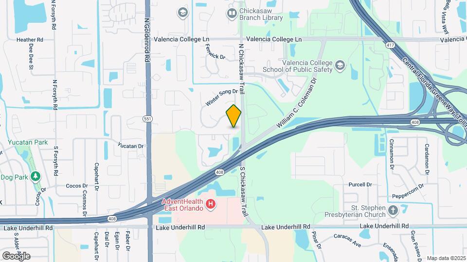 302 Blue Jacket Ln Map and Location Details