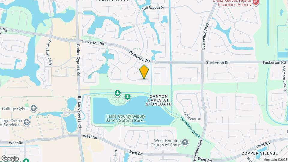 9614 Ashwood Valley Dr Map and Location Details