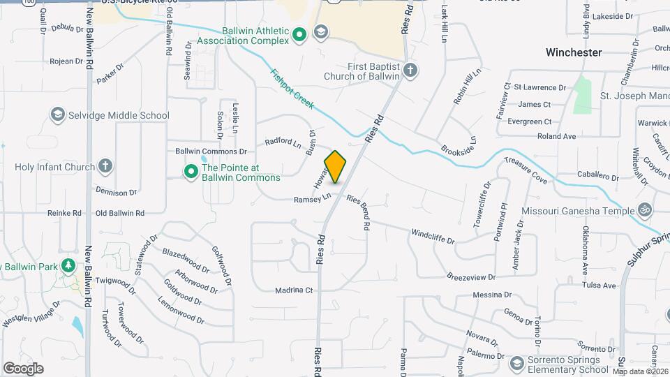 284 Ramsey Ln Map and Location Details