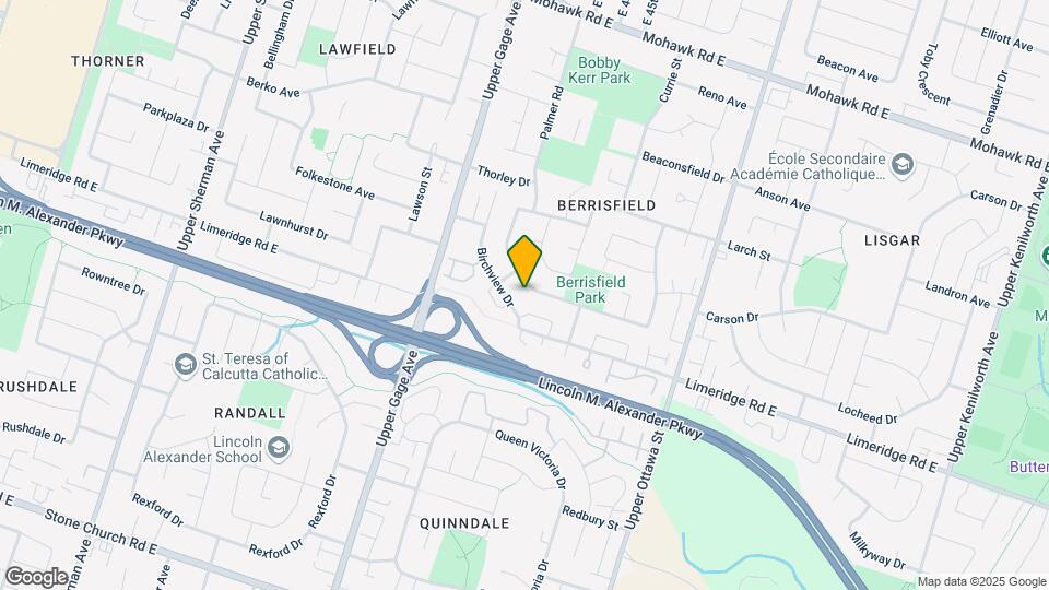 86 Birchcliffe Crescent Map and Location Details