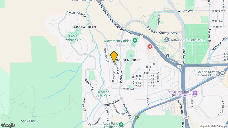 573 Entrada Dr Map and Location Details