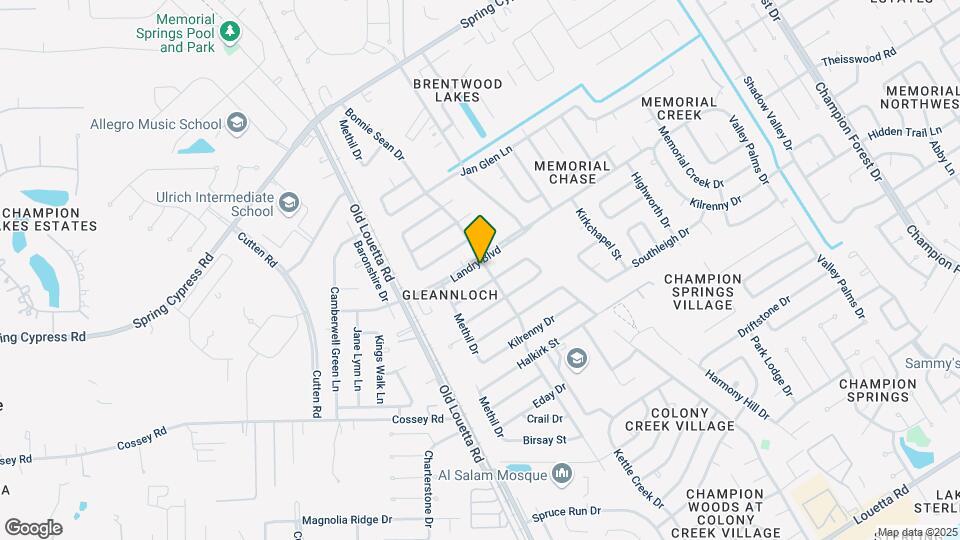 9603 Landry Blvd Map and Location Details