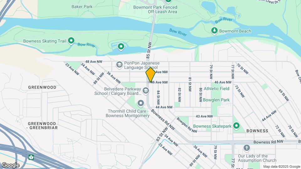 4656 85 St NW Map and Location Details