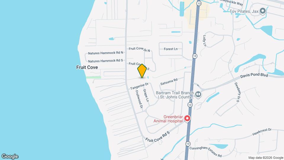 1258 Palm Dr Map and Location Details