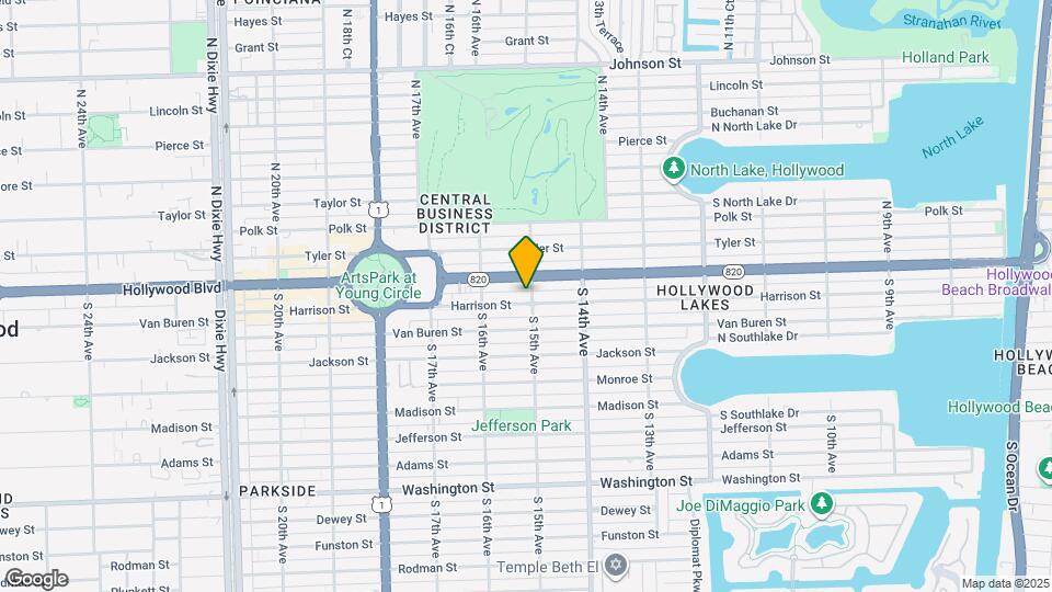 1511 Harrison St Mapa y Detalles de la Ubicación