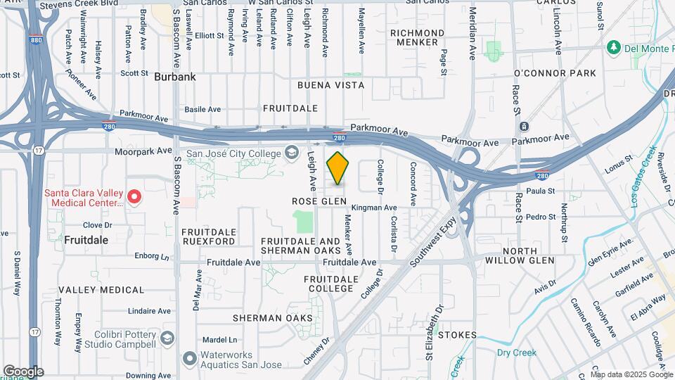 713 Menker Avenue Map and Location Details