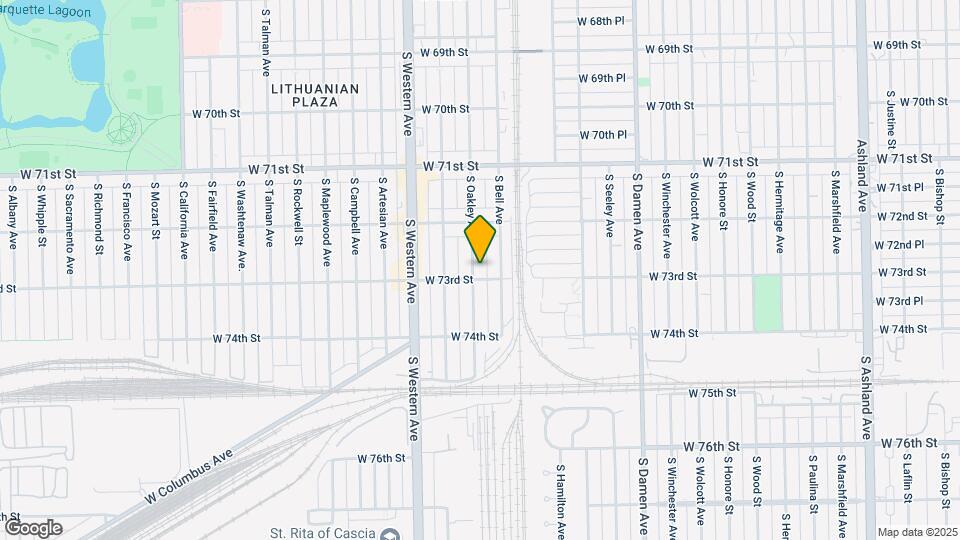 7251-7253 S Oakley Ave Mapa y Detalles de la Ubicación