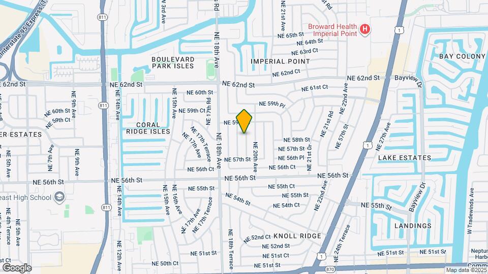 5771 NE 19th Terrace Map and Location Details