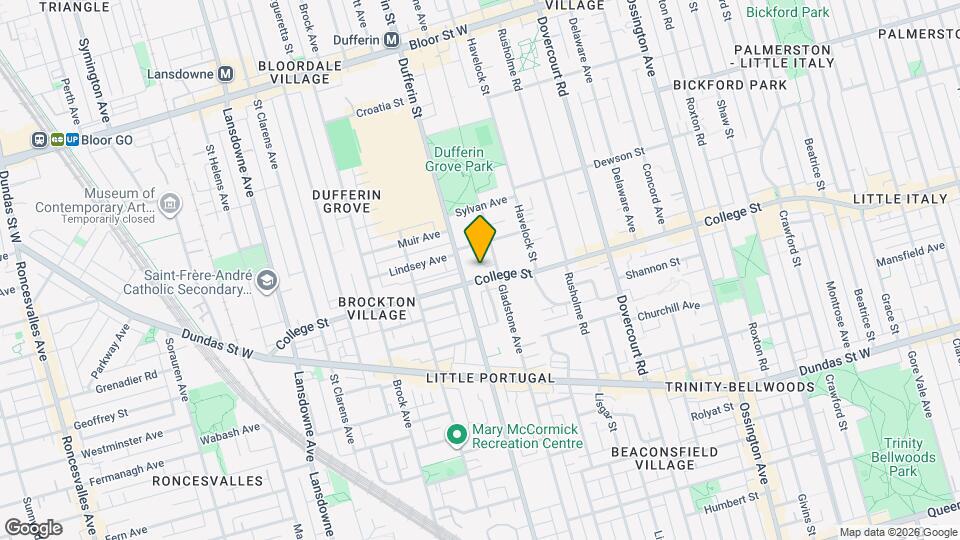 1084 College St Map and Location Details