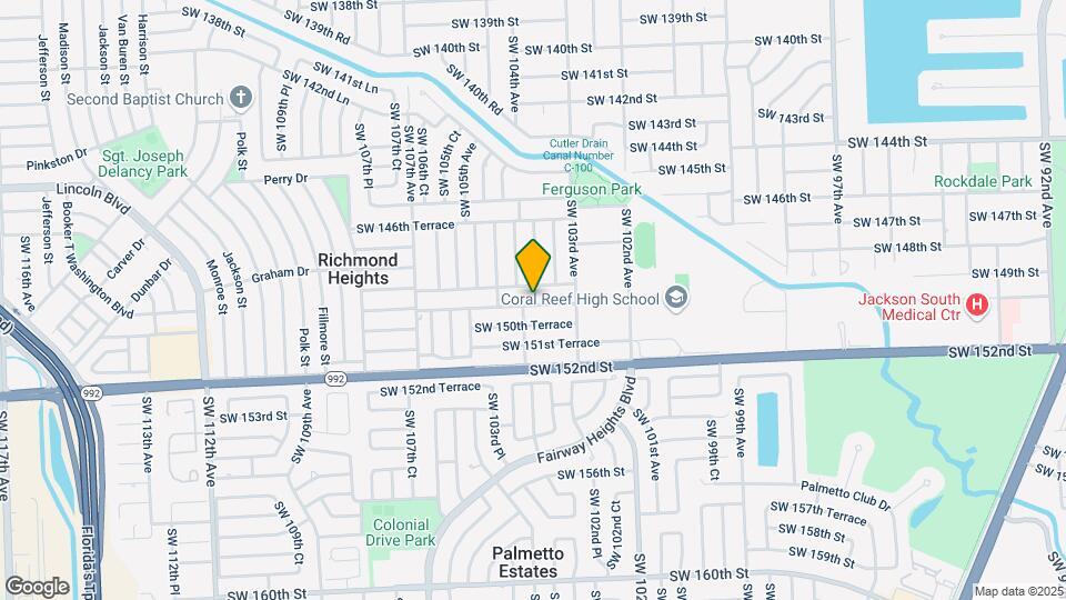 10365 SW 149th Terrace Map and Location Details