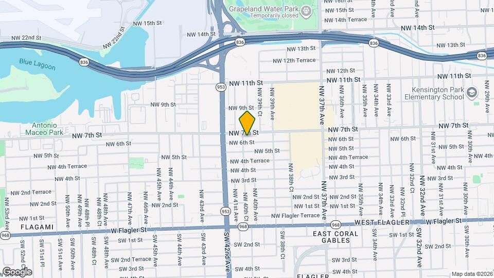 4021 NW 6th St Map and Location Details