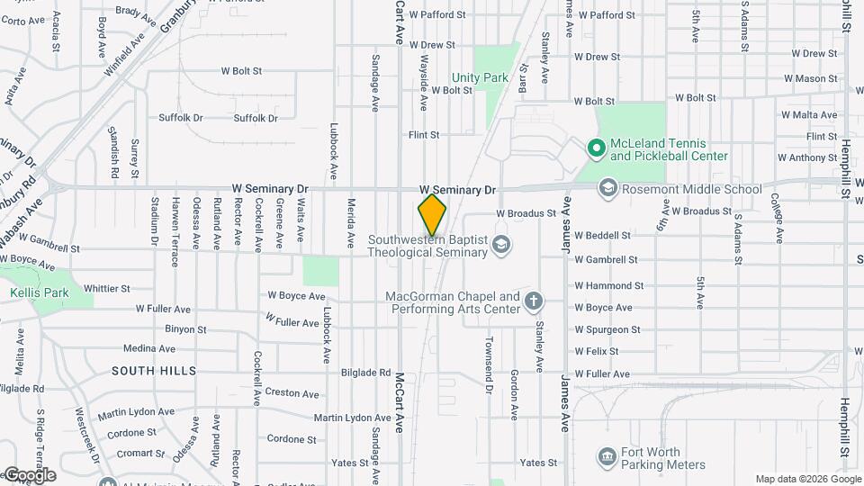 4429 Wayside Ave Map and Location Details