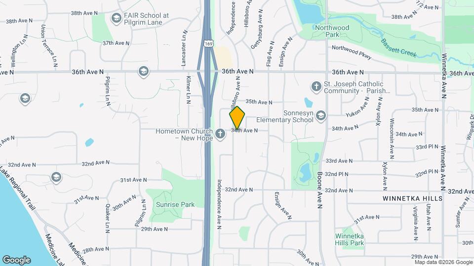 9241 34th Ave N Map and Location Details