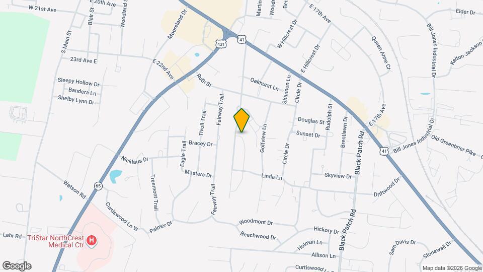 1008 Berra Dr Map and Location Details
