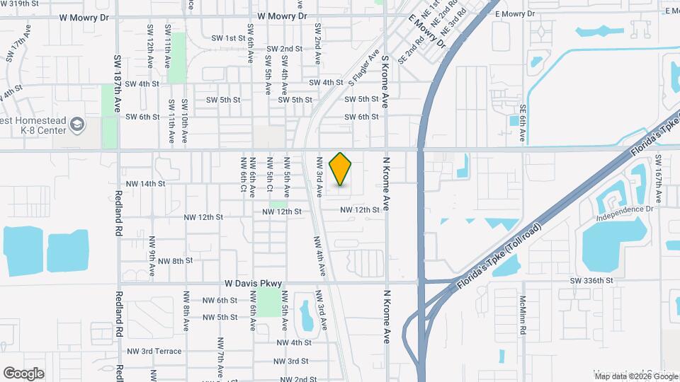 1405 NW 2nd Ave Map and Location Details