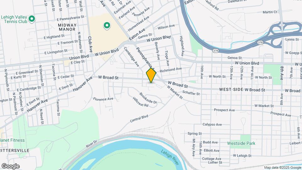 1922 Glendale Ave Map and Location Details