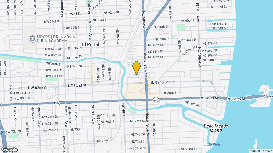 521 NE 82nd St Map and Location Details