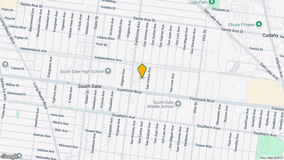 8654 San Antonio Ave Mapa y Detalles de la Ubicación