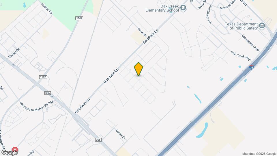 207 Pebble Creek Run Map and Location Details