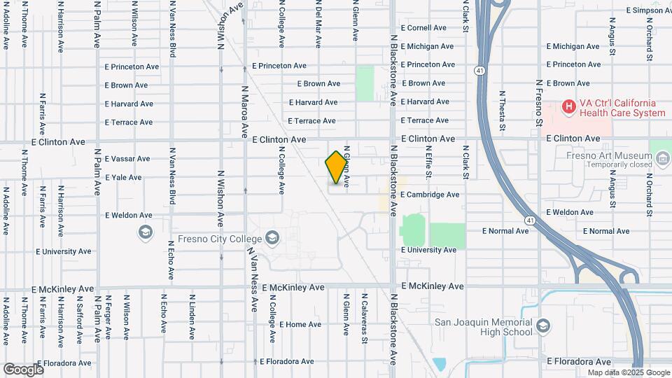 1421 E Cambridge Ave-Unit -1 Mapa y Detalles de la Ubicación