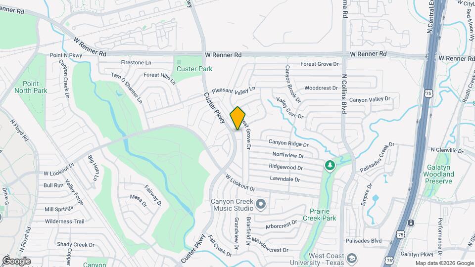 2652 Custer Pkwy Map and Location Details