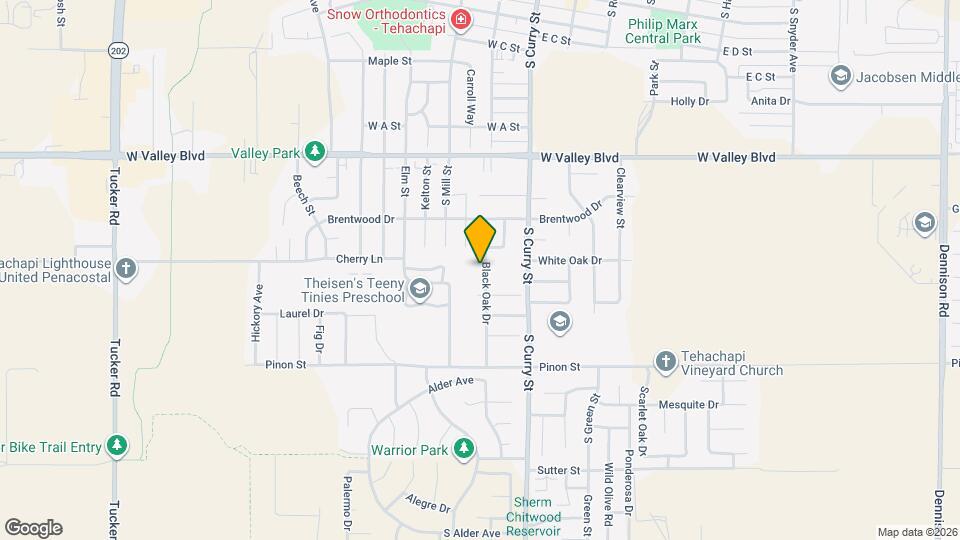 1043 Black Oak Dr Map and Location Details