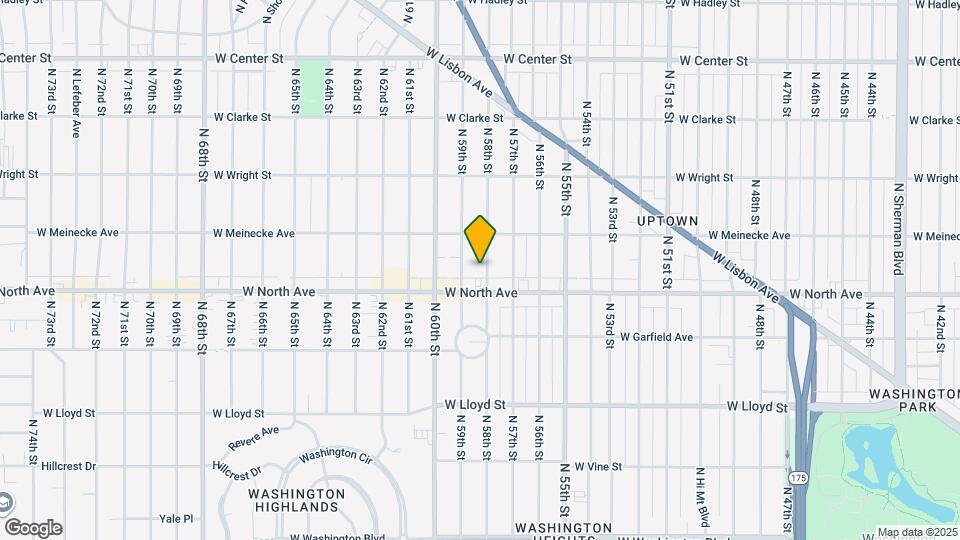2321 N 58th St Map and Location Details